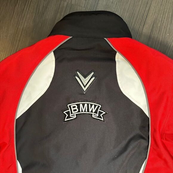 Frank Thomas Aqua Pore Advanced Padded Motorcycle Jacket Men’s Size Large Red - Picture 10 of 16